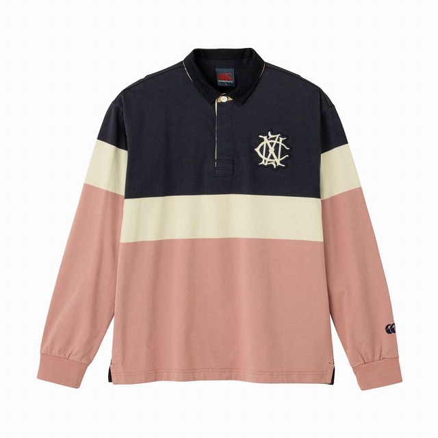 CANTERBURYۥ󥿥٥꡼ 󥰥꡼ 饬  饰ӡ Ĺµ L/S RUGGER SHIRT CCC RA42087