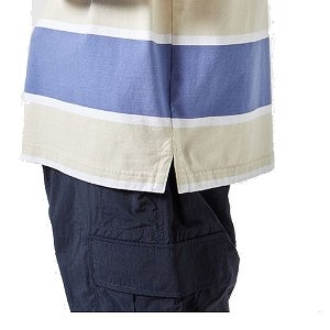 CANTERBURYۥ󥿥٥꡼ 󥰥꡼ 饬  饰ӡ Ĺµ L/S RUGGER SHIRT CCC RA42087