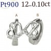 Ptաץ(ԥ)(0.10ct)(12mm)(ed0027pt)