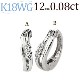 K18WGաץ(ԥ)(0.08ct)(12mm)(ed0001wg)