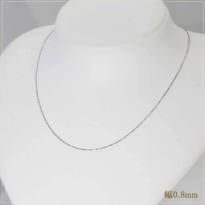 K18WG�����åȥܡ���(�졼�����ܡ���) �ͥå��쥹��45cm����0.8mm�����饤��AJ��