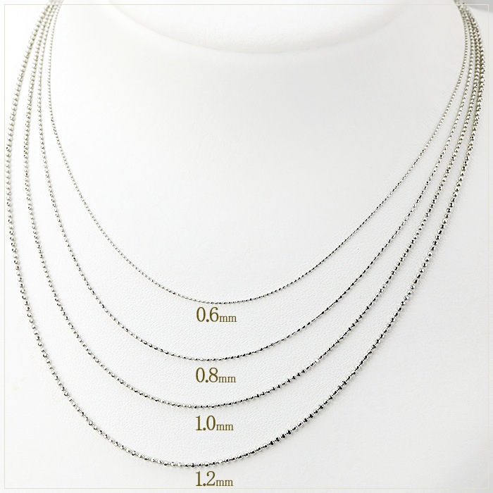 K18WG�����åȥܡ���(�졼�����ܡ���) �ͥå��쥹��45cm����0.8mm�����饤��AJ��