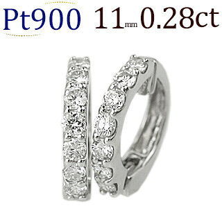 Pt�ա��ץ�����(�ԥ����)(0.28ct)(11mm)(ed0009pt)