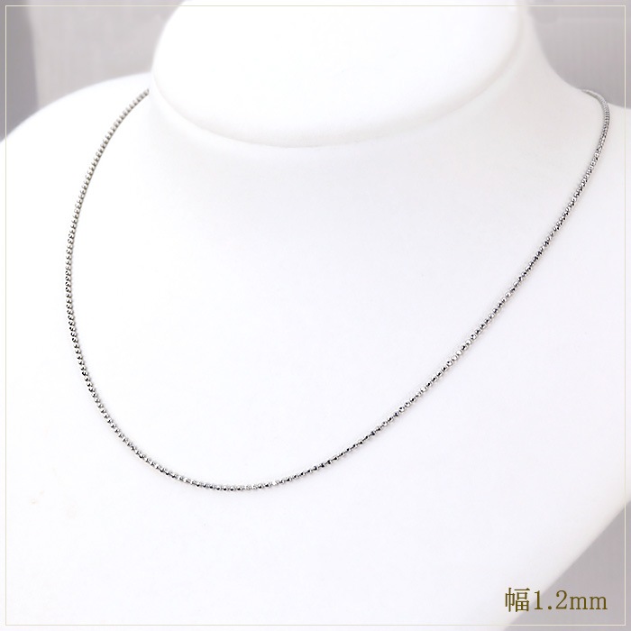 K18WG�����åȥܡ���(�졼�����ܡ���) �ͥå��쥹��45cm����1.2mm�����饤��AJ��