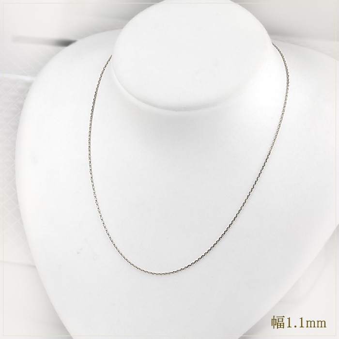 K18WG����Ʀ�ͥå��쥹��45cm����1.1mm�����饤�ɣ��ʡ�