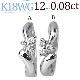 K18WG�ա��ץ�����(�ԥ����)(0.08ct)(12mm)(ed0026wg)