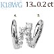 K18WG�ա��ץ�����(�ԥ����)(0.20ct)(13mm)(ed0006wg)