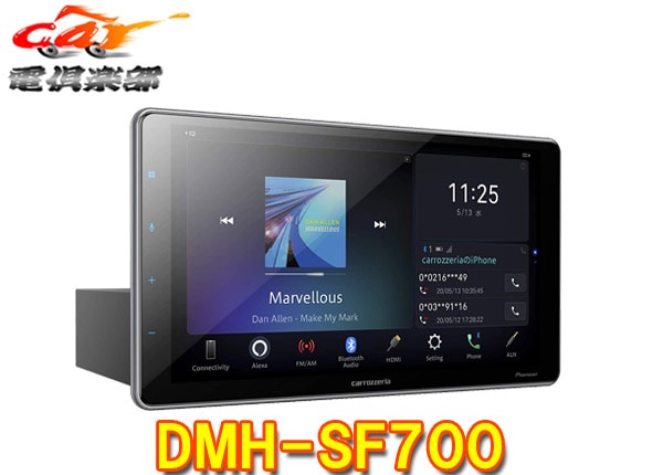 åĥꥢDMH-SF7009V1DINǥץ쥤ǥApple CarPlay/Android Auto/Alexa/Bluetooth/USB/Wi-Fiб