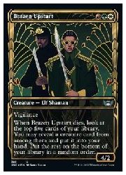 ENG)(箔押しFOIL) 厚顔な成り上がり(SNC)(U) 多◇アンコモン【MTG】 NM