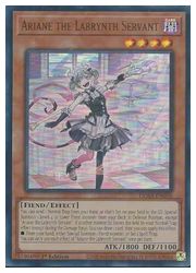 〖英語〗遊戯王 ラビュリンス アリアンナ アリアーヌ アリアス クックロック 等 Ariane the Labrynth Serva(U)(1st)(白銀の城の召使いアリアーヌ