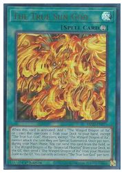 The True Sun God(U)(1st)(真なる太陽神)◇ウルトラレア【遊戯王 英語