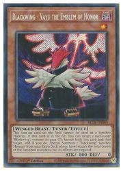 遊戯王 Blackwing Vayu 2枚セット　ヴァーユ Blackwing-Vayu the Emblem(S)(1st)(BF-大旆のヴァーユ)◇シークレット