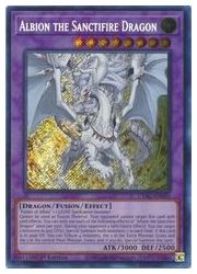 遊戯王 真炎竜アルビオン　貫通シークレット 遊戯王 真炎竜アルビオン貫通シークレット