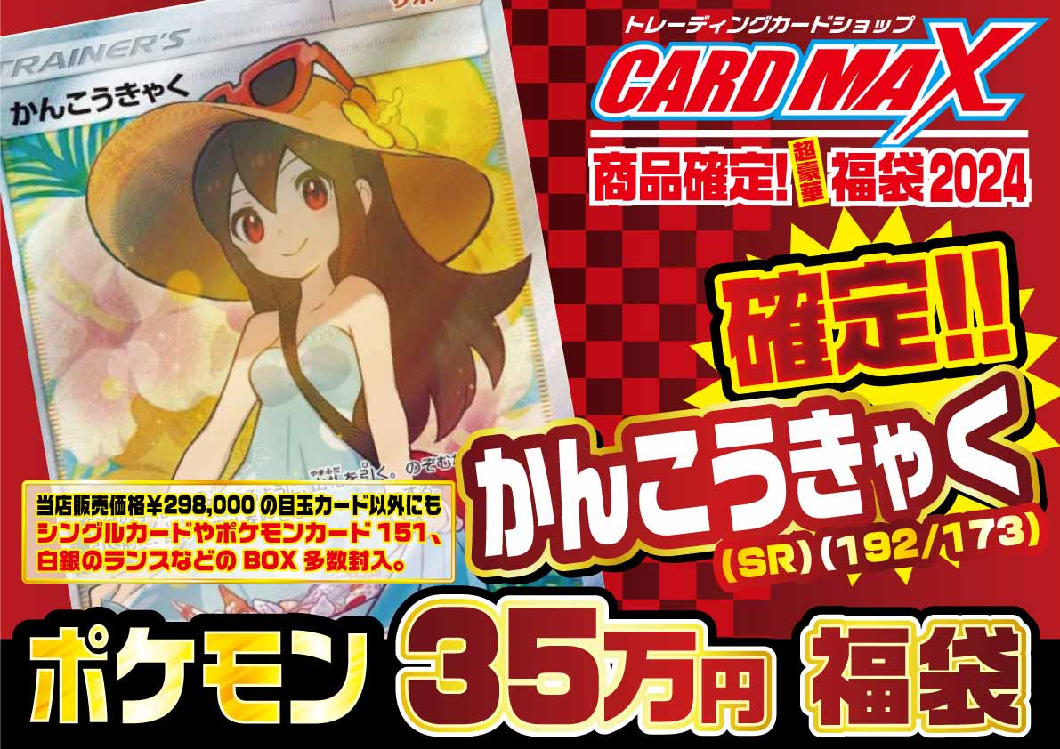 かんこうきゃく(192/173)確定!! 超豪華35万円福袋 【ポケモン