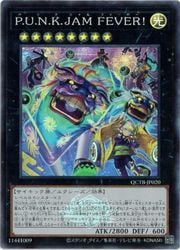 ♡確認用♡ P.U.N.K.JAM FEVER!(SR)(QCTB-JP020)◇スーパーレア【遊戯王