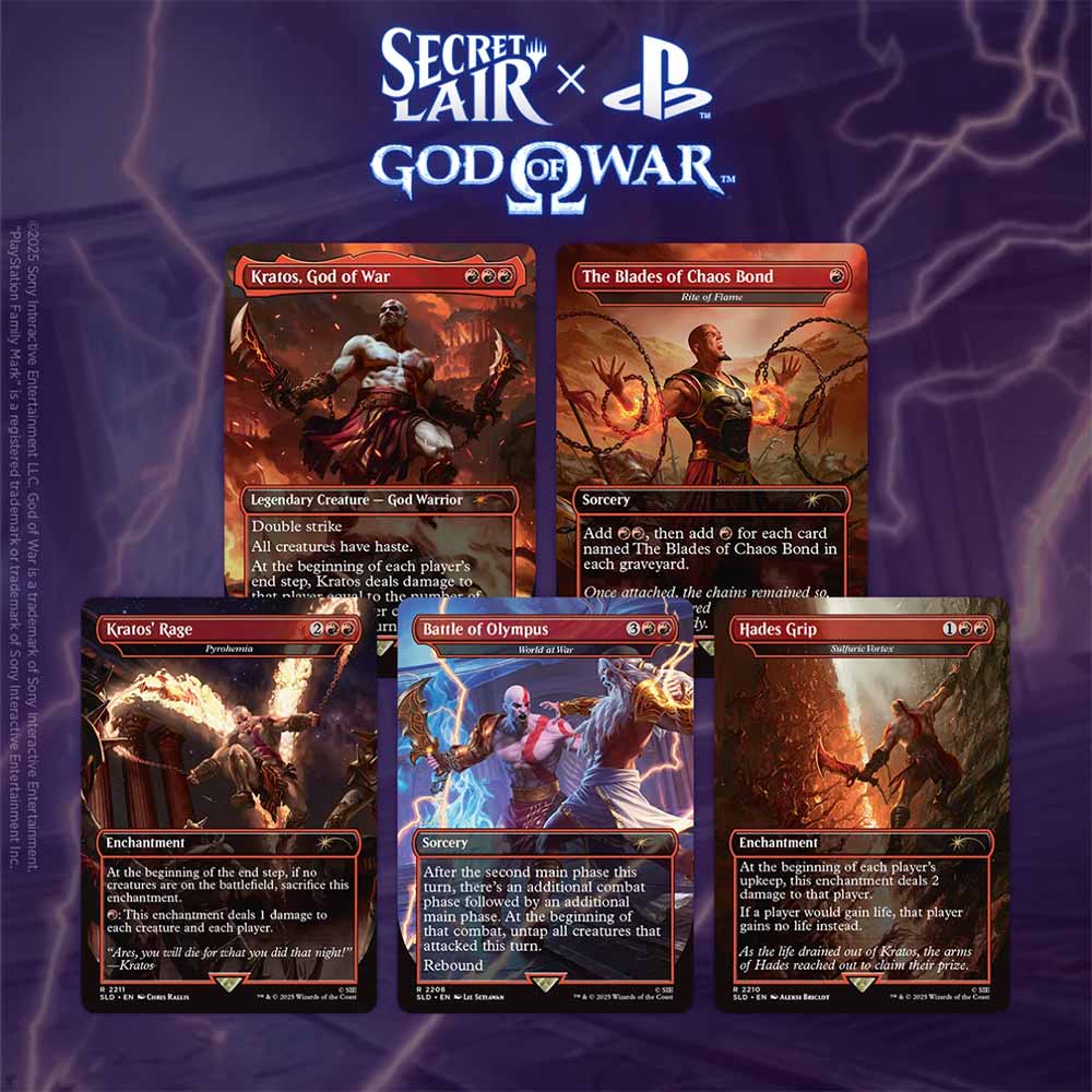 Secret Lair x God of War: Greek 英語版 BOX【MTG】｜マジック・ザ