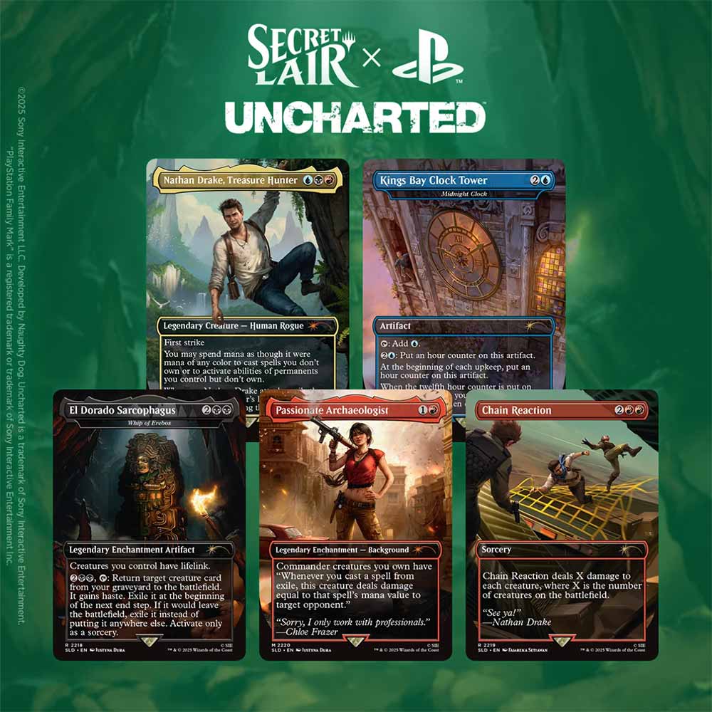 MTG Secret Lair x Uncharted Foil プロモカード付 Secret Lair x Uncharted 英語版 BOX【MTG】｜マジック・ザ