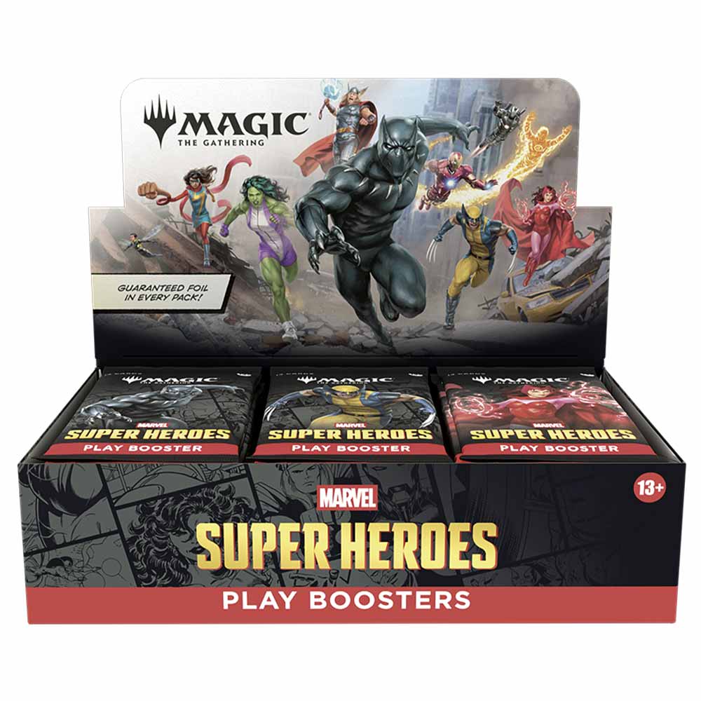 MTG マーベルスーパー・ヒーローズ プレイ・ブースター 特典付き マーベル スーパー・ヒーローズ プレイ・ブースター 英語版 BOX【MTG
