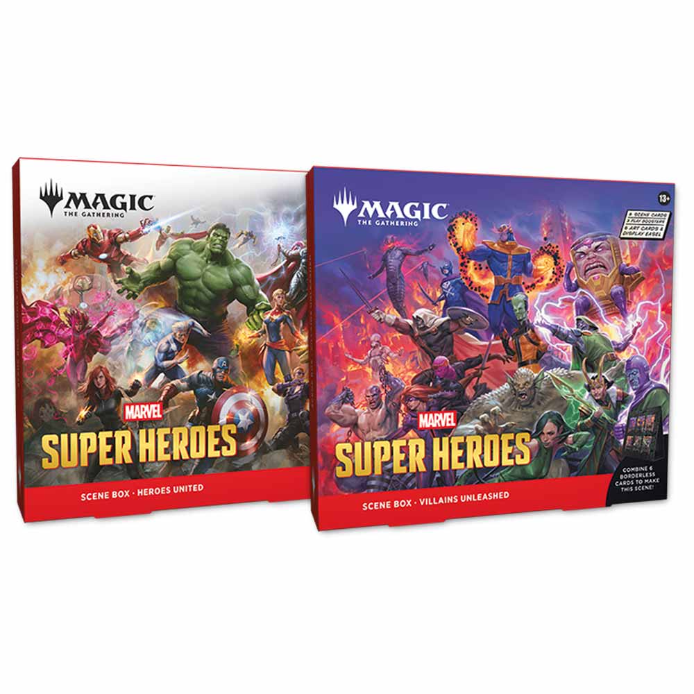 マーベル スーパー・ヒーローズ Scene Box2種アソート 英語版 BOX【MTG