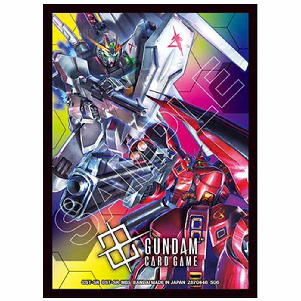 ガンダムウォー　サザビー　THE・O　中古　スリーブ オフィシャルカードスリーブ 02 νガンダム VS サザビー【サプライ品