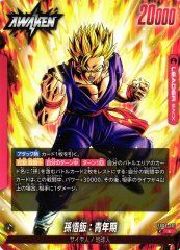 FB08)赤 孫悟飯：青年期(L)(FB08-001)◇【ドラゴンボールフュージョン
