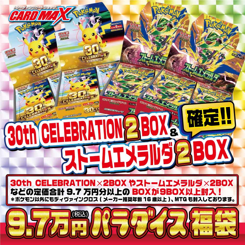 D≒SIRE30周年福袋 パラダイス 30thBOX 2BOX＆ストームエメラルダ 確定9.7万円