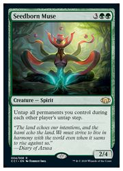 MTG】(ENG) 種子生まれの詩神/Seedborn Muse(CC1) 緑◇レア｜マジック