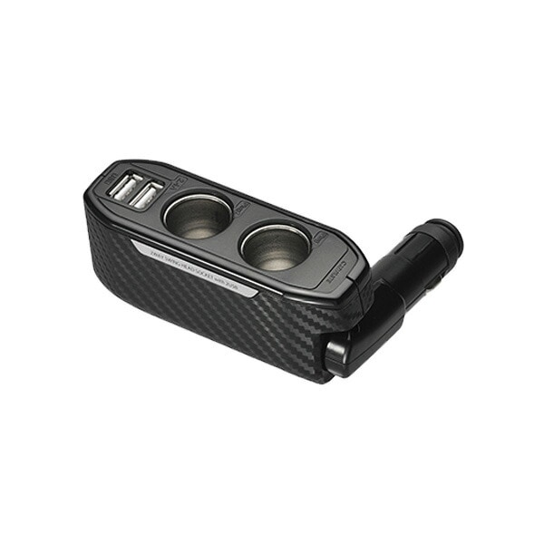 �����å� 2Ϣ�����쥯�� 2USB 2.4A �����ܥ�Ĵ ���ޡ��ȥե���䥿�֥�åȤν��Ť�/�����ᥤ��/CARMATE��DZ270