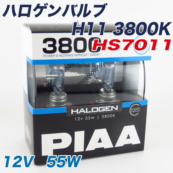 PIAA �ϥ�����Х�� 3800K H11 55W �ָ��б� �ե������� HS7011