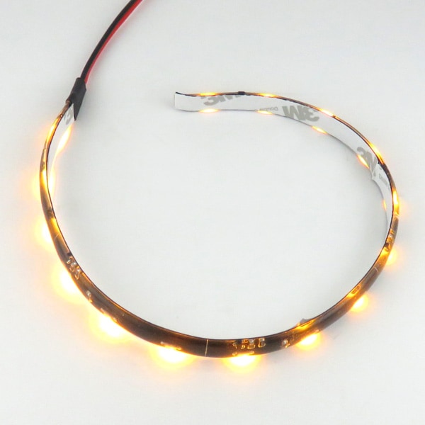 �֥쥤�� LED�ơ��ץ饤�� ���� �������󥷥�� ή���LED ����С�(�����) ¦��ȯ�� 12V�� ����2.4mm����8mm��Ĺ��30cm BE-765