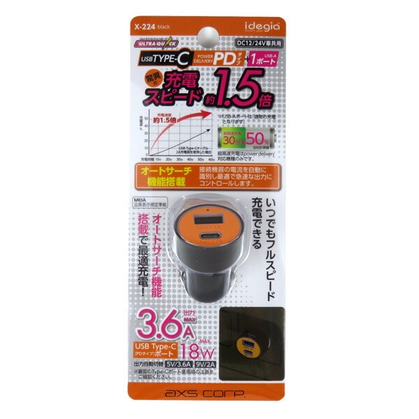 �������� X-224 3.1A PD&USB 2�Ύߎ��Ď��������ގ��� Ķ��®�����б� �����������å� DC12V/24V�ֶ��� USB�ݡ��� �����ȥ����� ���ޥ۽��� X-224