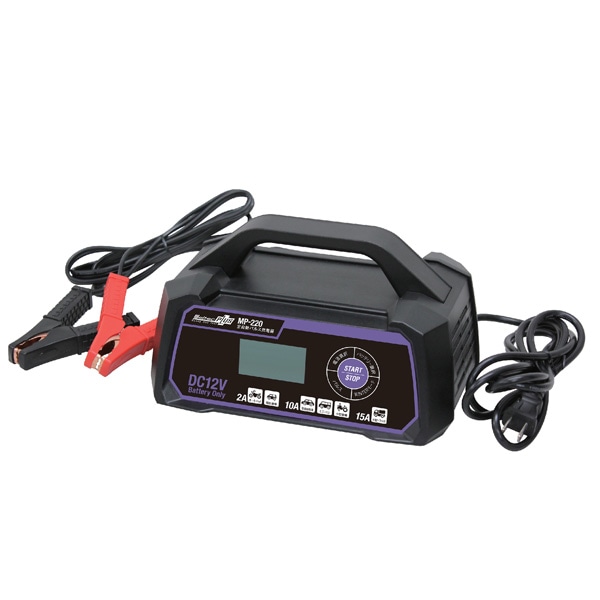 ���ƥå�/�缫���� ����ư�ѥ륹���Ŵ� MAX15A ��������̩�ķ���AGM��ISS 12V�Хåƥ꡼�� ��ũ����(IP63) MP-220