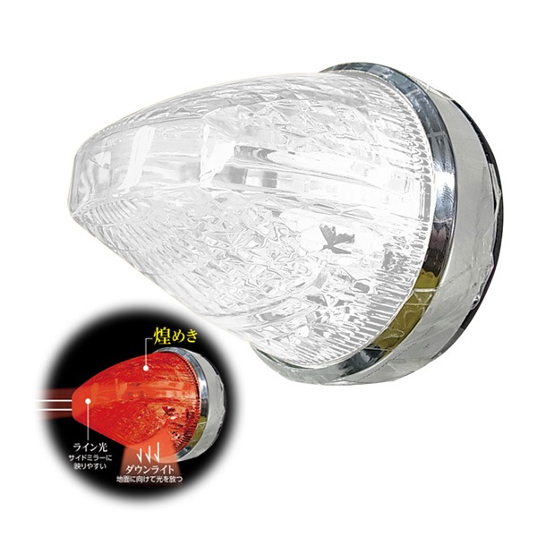 �Ȳ���å� �ե��륳��ޡ����� ��å� DC12/24V���� LED15�� ̩���ɿ巿 ������� �����ɥ����� �ޡ��������� �緿  CE-183