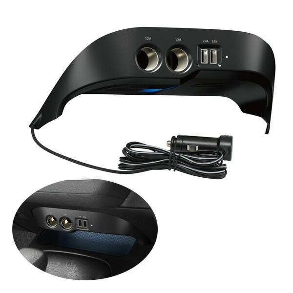 ��å�/YAC 210�� ������������ �Ÿ�BOX�������߷� USB �����������å� 12V 2.4A ����ߥ͡������ SY-CO3