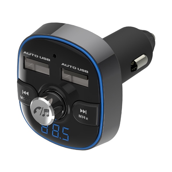 ������� Bluetooth FM�ȥ�󥹥ߥå��� �ե�Х�� USB2�ݡ��� 4.8A ��ưȽ�� �����7�� �ϥ󥺥ե꡼���� ���ޥ۲��ڤ�İ���� KD-210