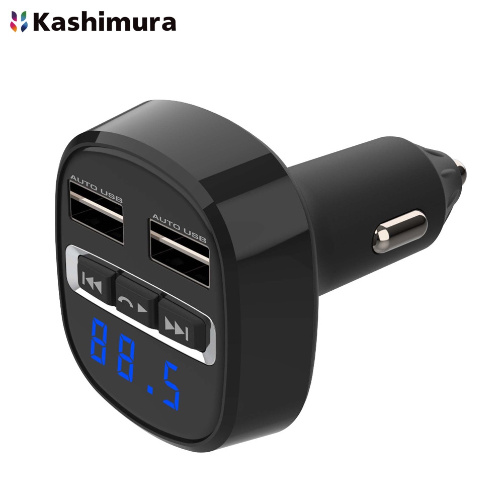 ������� FM �ȥ�󥹥ߥå��� Bluetooth ver5.0 �磻��쥹���� USB����2�ݡ����� 4.8A ���ޥ۲��� �ϥ󥺥ե꡼���ò�ǽ KD-219