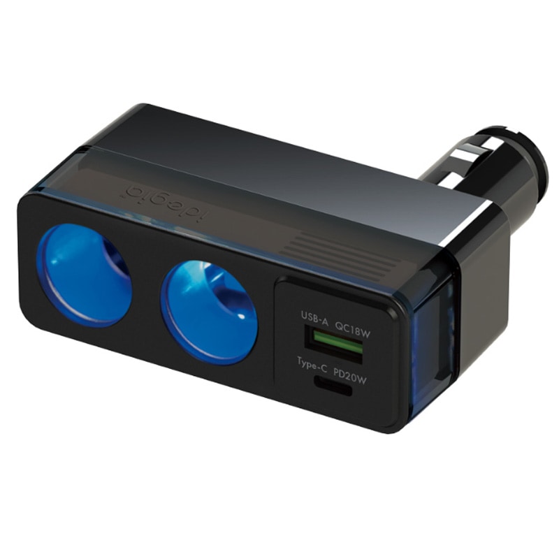 2Ϣ�����쥯�ȥ����å�+2USB(PD+QC) �����������å� ���ޥ�  DC12V��24�ֶ���  �������� X-324