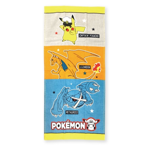 バスタオル ポケットモンスター ポケモン 綿100% ピカチュウ イーブイ