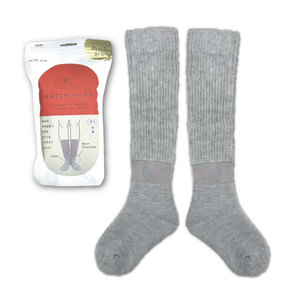 ���� �ޤ�Ǥ����ĥ��å��� �Ȥ������� 23-25cm �䤨�к� ���ä����� ���� �ɴ� �롼�ॽ�å��� �������ץ� OKAMOTO