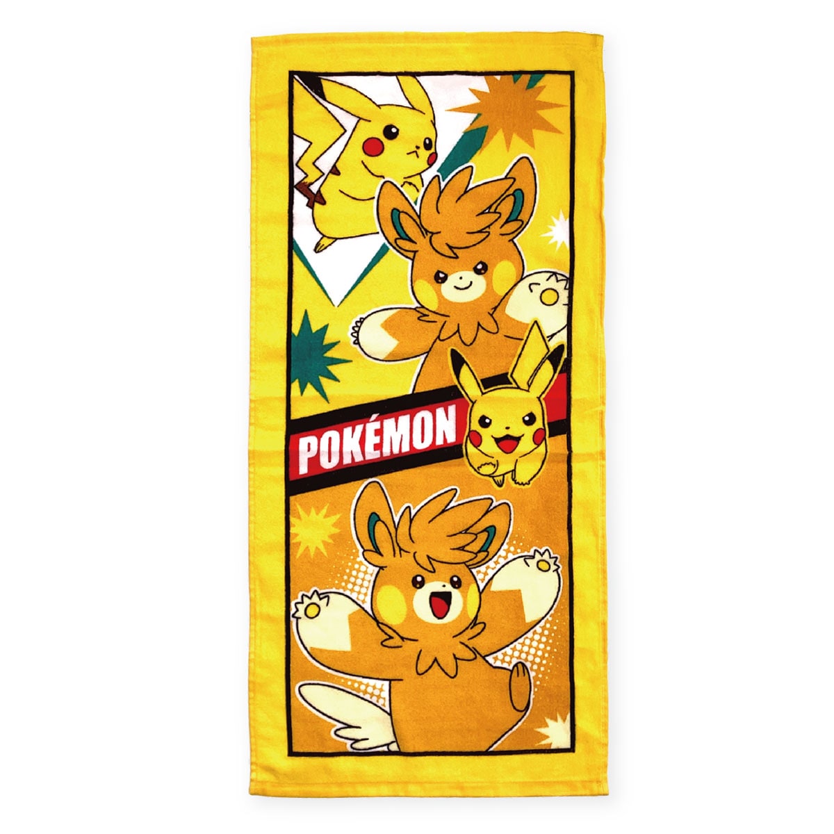 フェイスタオル ポケットモンスター ポケモン ピカチュウ イーブイ