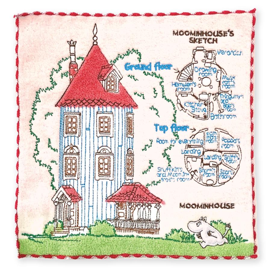 �ࡼ�ߥ� ������ϥ󥫥� �ϥ�ɥ����� 25��25cm ��100%  ̵ǲ�� MOOMIN ��ȥ�ߥ� ���ʼ� �ץ쥼��� �᡼����