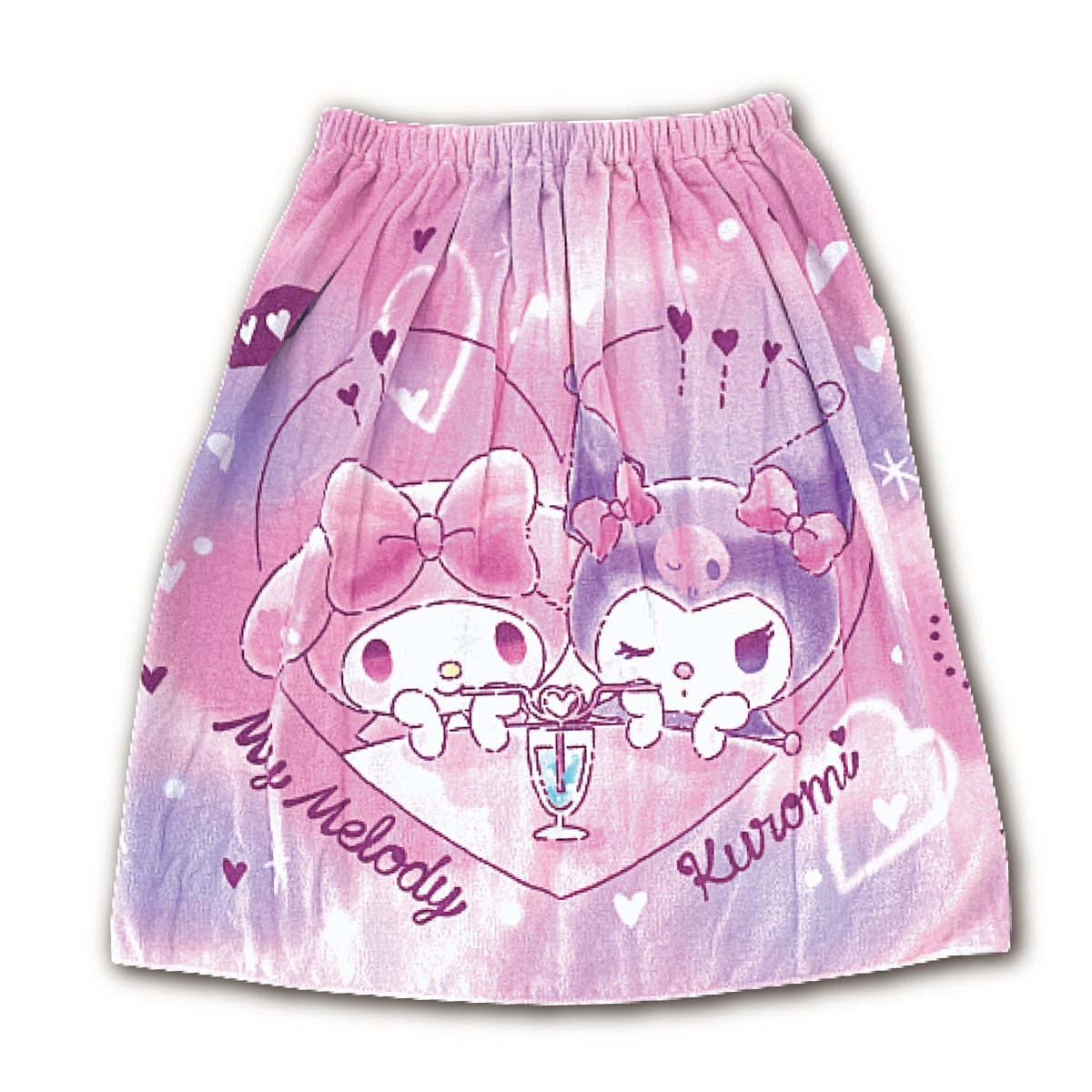 ラップタオル 女の子 マイメロディ クロミ 60cm 巻きタオル 送料無料