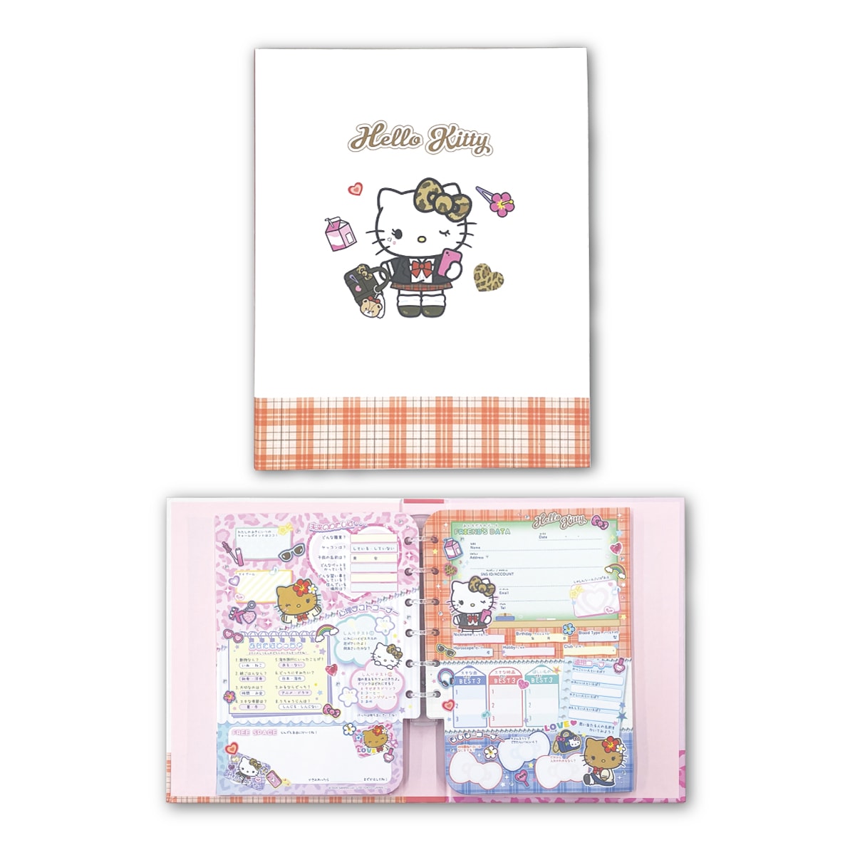 プロフィール帳 プロフ帳 ハローキティ hellokitty サンリオ お友達