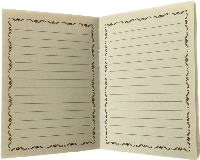 LI-DE-S 綴じあがりノート デコラティブ装飾 9cm×13cm | 付属材料,綴じ