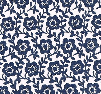 FG-B 花柄モノトーン紺色 | プリントペーパー | | イタリア直輸入  
