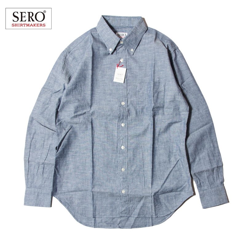 SERO シャンブレー ボタンダウンシャツ15 33 【公式通販】