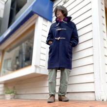 GLOVERALLڥС- MONTY DUFFLE COAT / NAVY