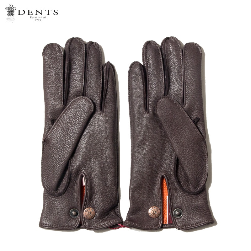 DENTS [デンツ] - ディアスキングローブ（カシミヤライニング） / BARK