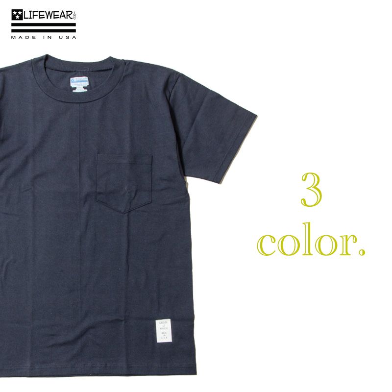LIFE WEAR  CASSIDY ATHLETIC [饤   㥷ǥ å] - 7 oz POCKET TEE - 3COL