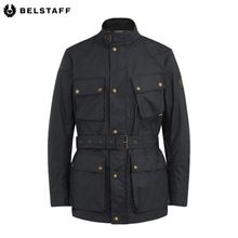 RESTOCKBELSTAFF [٥륹å] - TRIALMASTER JACKET - 6oz WAX COTTON - BLACK